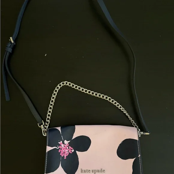 KATE SPADE CONVERTIBLE GRAND FLORA CROSSBODY CHAIN PINK - Picture 5 of 5